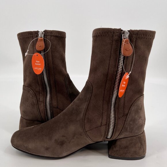 Gentle Souls by Kenneth Cole Emily Boot Size 7.5M Brown Shitake Suede Leather - Picture 7 of 16